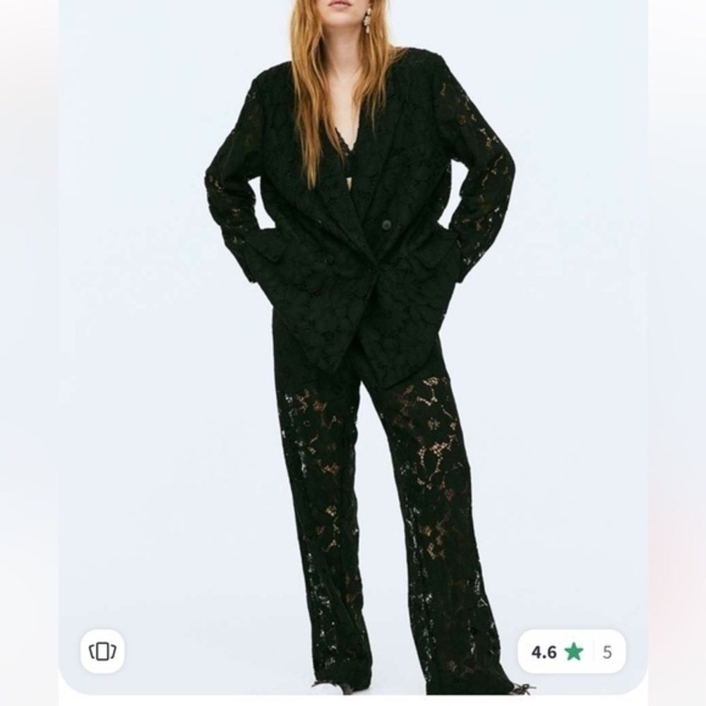 Black Lace pants